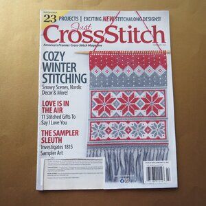 Just Cross Stitch Magazine Cozy Winter Stitching and Much More February 2021